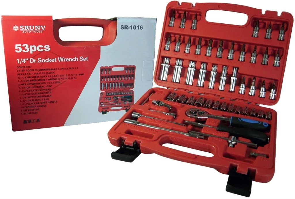 JUEGO DE SOCKET 1-4 - 53PCS